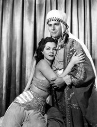 Maria Montez wearing an Arabian costume photo print.