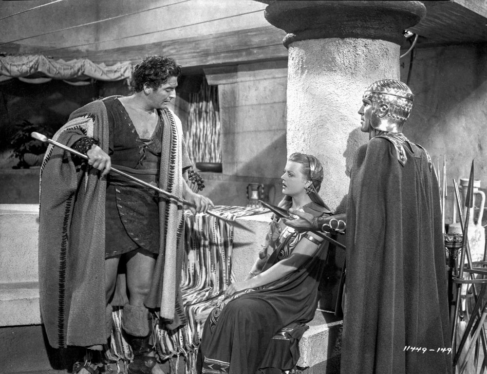Samson and Delilah scene photo print, available in multiple sizes.