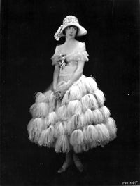 Colleen Moore Portrait Photo Print on Thick Furry Skirt