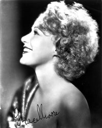 A Portrait of Grace Moore photo print, elegant vintage art.