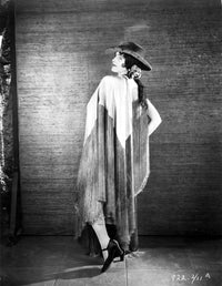 Lois Moran Dress and Hat Portrait Photo Print in vintage style.