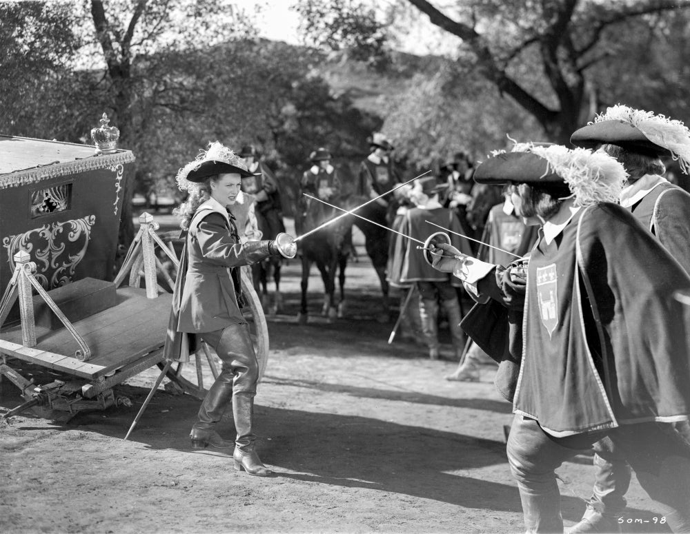 At Sword's Point classic movie scene photo print