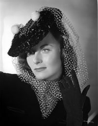 Michele Morgan sideview portrait photo print, classic Hollywood decor