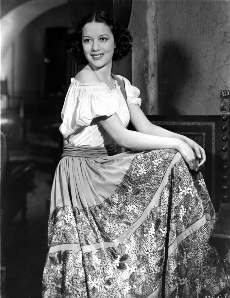 A Portrait Of Movita Castaneda Photo Print showcasing vintage charm.