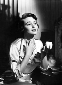 Patricia Neal photo print wearing a silk dress, elegant vintage style.