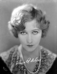 Ann Nilssen portrait photo print featuring a pearl necklace, available in multiple sizes.