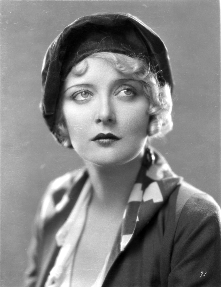 Mary Nolan photo print featuring a hat with a printed collar.