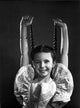 Margaret O'Brien photo print on printed sleeve, classic Hollywood art