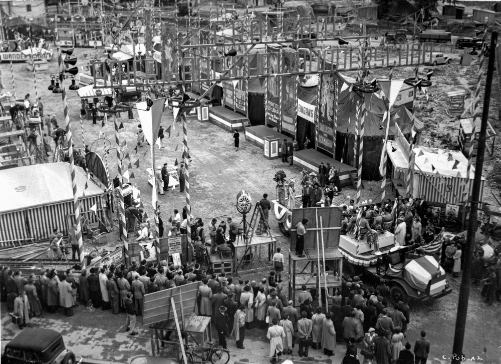 A vibrant scene from Carnival Story photo print