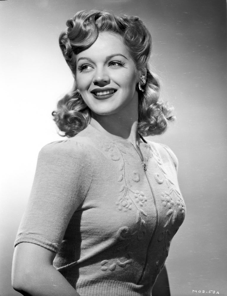 Martha O'Driscoll on Knitted Top Photo Print