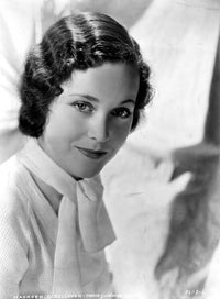 Maureen O'Sullivan leaning forward portrait photo print