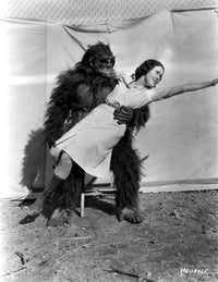 Maureen O'Sullivan Carried by a Gorilla Photo Print