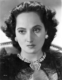 Merle Oberon Portrait Photo Print showcasing Hollywood elegance.