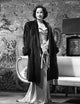 Merle Oberon wearing an elegant coat and dress photo print