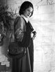 Merle Oberon Long Sleeve Coat Photo Print showcasing classic Hollywood style