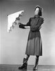Merle Oberon standing portrait photo print