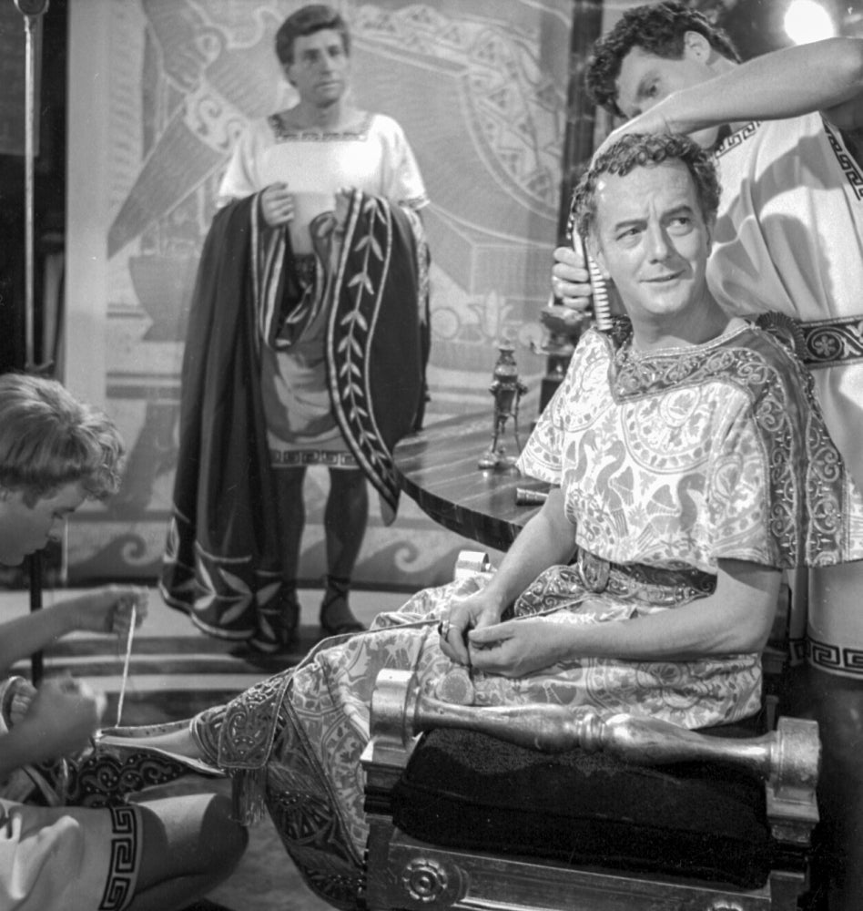 Androcles and the Lion Scene Photo Print showcasing classic literature theme.