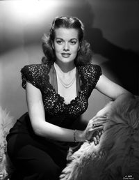 Janis Paige Embroidered Top Photo Print - Vintage Hollywood Art