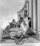 A Scene From Androcles and the Lion photo print, vibrant and inspiring artwork.