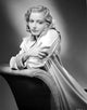 Maria Palmer photo print featuring her leaning in a silk dress