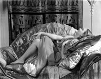 Jean Parker smiling on couch photo print