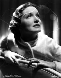 Gail Patrick Leaning and Looking Up Portrait Photo Print