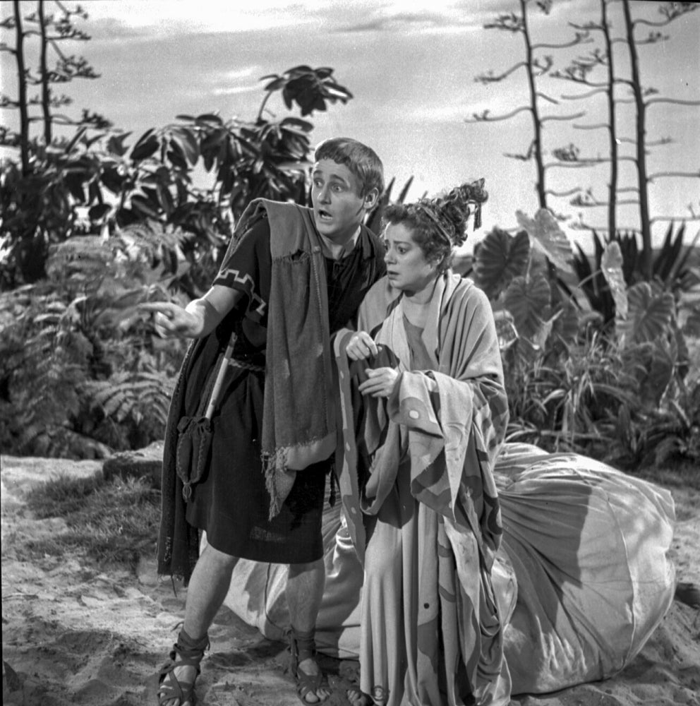 A Scene from Androcles and the Lion Photo Print showcasing theatrical art.