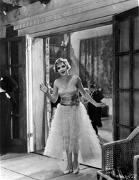 Mary Pickford standing in a tube dress photo print