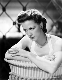 Portrait of Eleanor Powell Sitting Backwards Photo Print