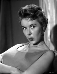 Mala Powers shocked face and lying pose photo print