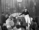 Helen Morgan on stage entertaining a crowd photo print