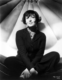 Luise Rainer Sitting Photo Print in Long Sleeve Top