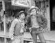 Texas Two Cowboy Men Serious Looking Photo Print showcasing two cowboys.