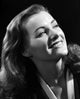 Ella Raines Looking Up and Smiling Photo Print