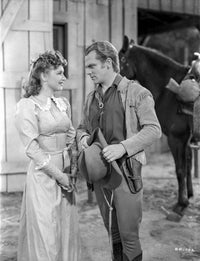 A stunning scene from The Oklahoma Kid photo print, capturing the essence of classic western cinema.