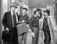 Smuggler's Cove Movie Scene Photo Print featuring four people talking.
