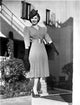 Martha Raye smiling in a dress photo print.