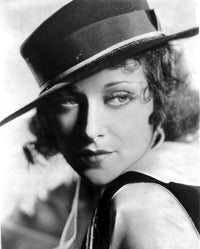 Dorothy Revier vintage portrait photo print showcasing classic hat style.
