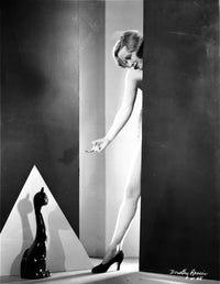 Dorothy Revier leaning on a wall photo print.
