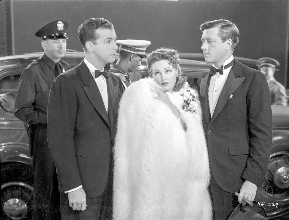 Hollywood Hotel scene photo print capturing vintage cinema charm.