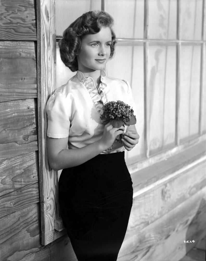 Debbie Reynolds Leaning Portrait Photo Print