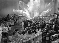 Hollywood Hotel Scene Photo Print showcasing vintage glamour