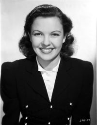 Marjorie Reynolds smiling photo print in a blazer