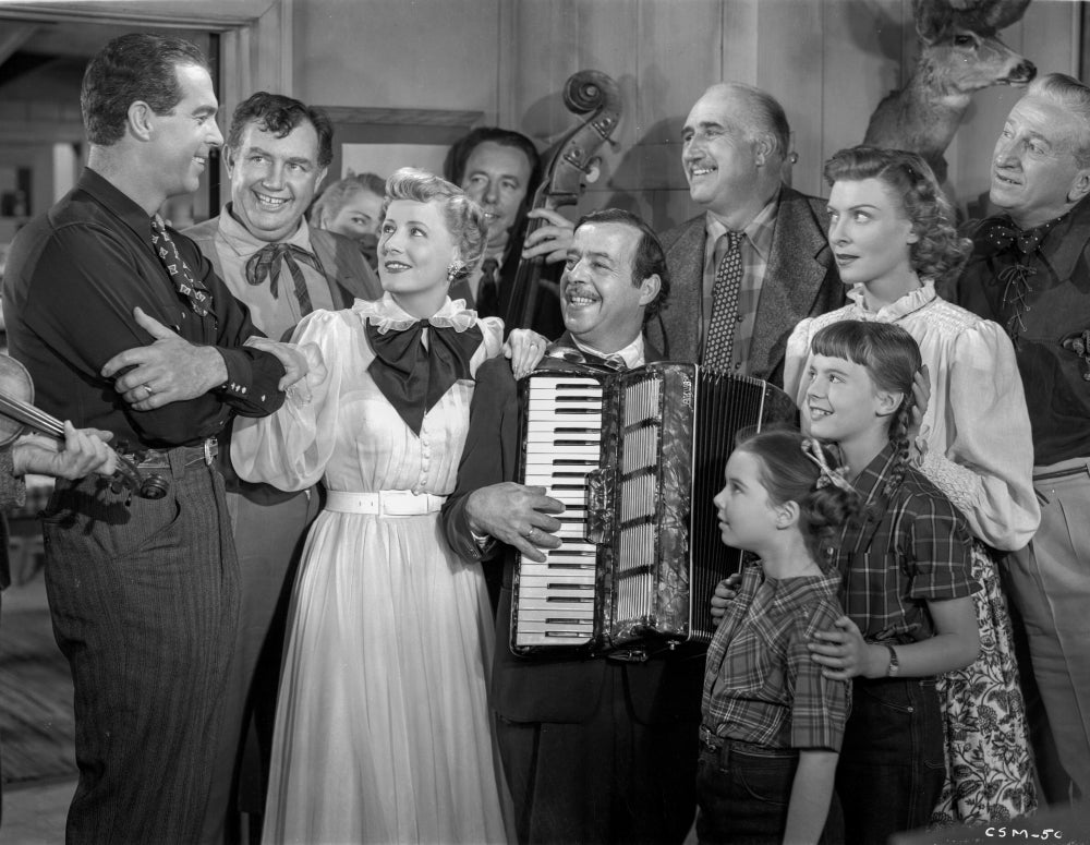 Hollywood Hotel Scene Photo Print showcasing classic cinema.