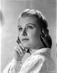 Florence Rice photo print with hand on chin, vintage Hollywood art.