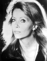A Portrait of Ingrid Pitt photo print showcasing the iconic actress.