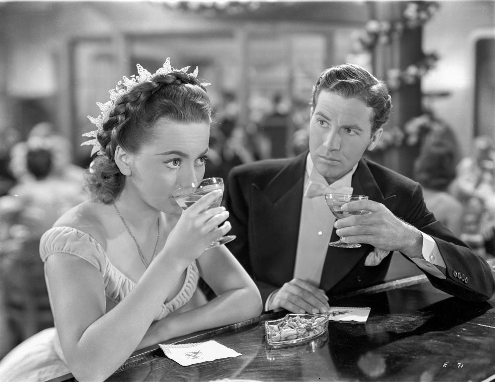 A scene from My Love Came Back photo print showcasing classic cinema romance.