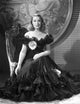 Ann Richards Classic Portrait Photo Print in Black Gown