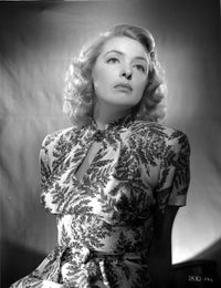 Ann Richards Classic Portrait Photo Print in Floral Dress