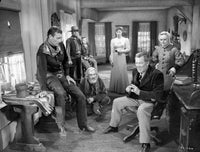 Tall In The Saddle Photo Print featuring a classic Western scene.